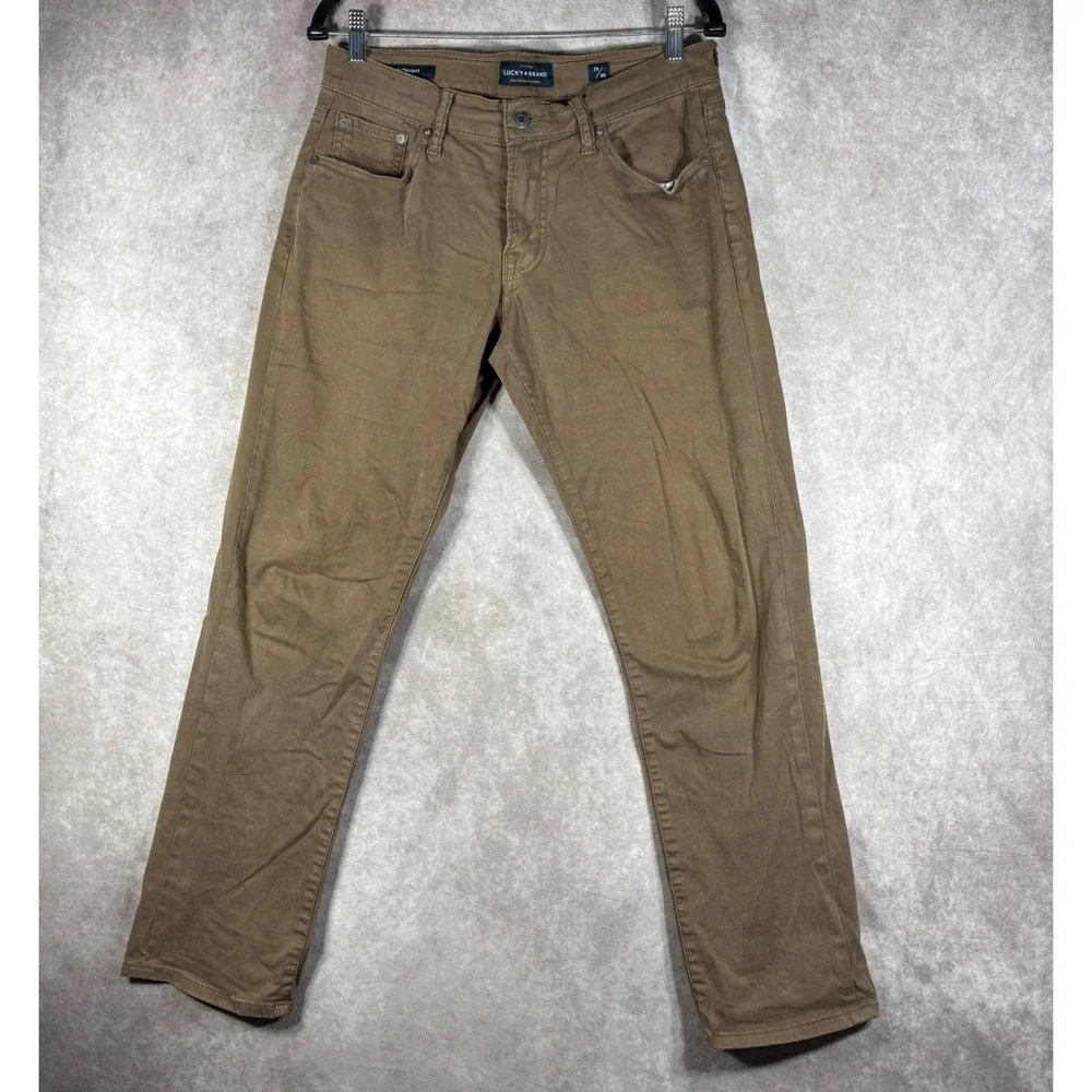 Lucky Brand Jeans Mens Size 29x30 Brown 221 Straight Casual Stretch Everyday